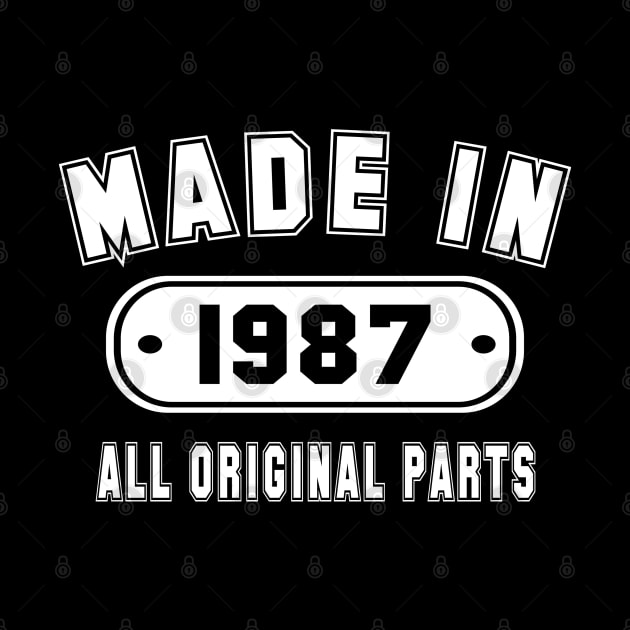 Made In 1987 All Original Parts by PeppermintClover