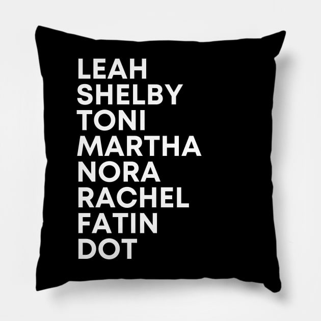 The Wilds Name List Pillow by Popish Culture