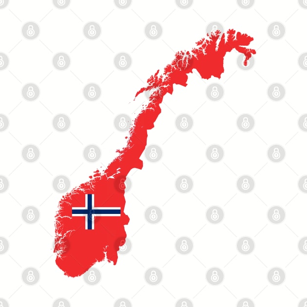 Norway Map by Historia