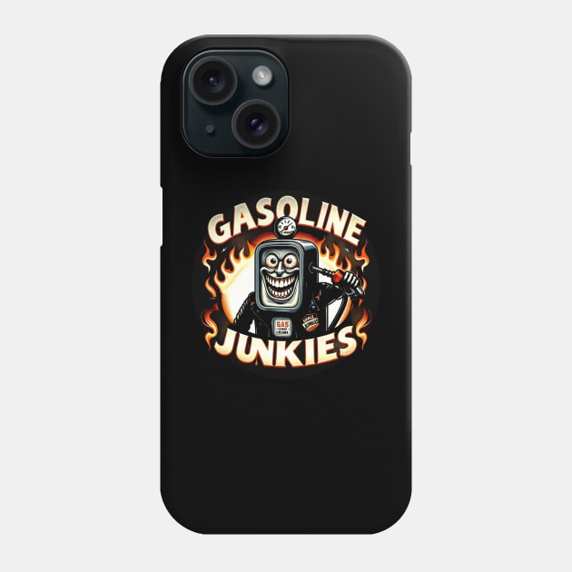 HotRod - Vintage Retro : Punked-Up Gasoline Distributor Phone Case by LollipopINC