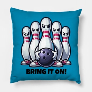 Bring It On Bowling Challenge Pillow