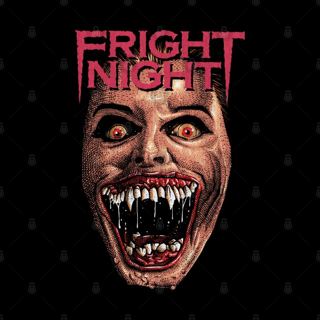 Fright Night, Horror, Cult Classic, Vampire by PeligroGraphics