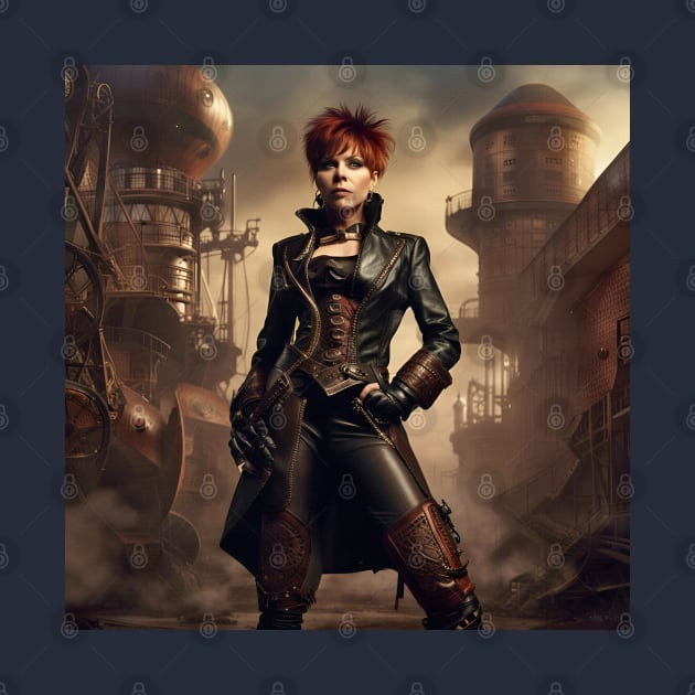 Pat Benatar Love is a Battlefield Steampunk by IconsPopArt