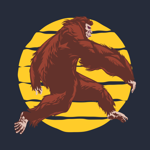 Sassquatch - Badass With An Attitude To Match - Big foot by Crazy Collective