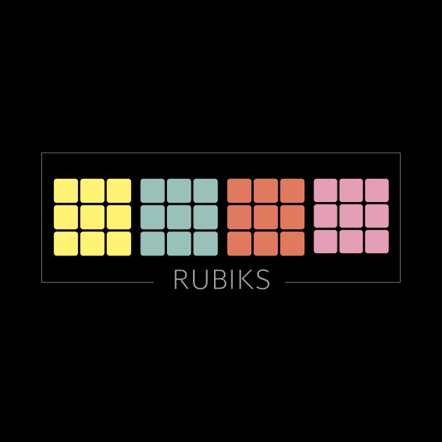 Minimal Rubiks cube colorful by GROOVYUnit