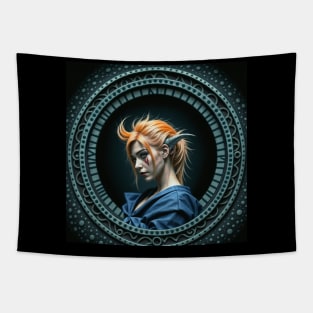 Chrono Sentinel Tapestry