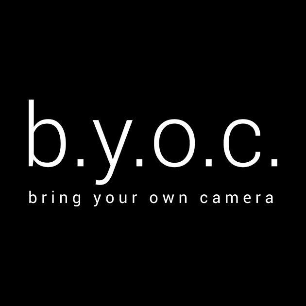 Bring your own camera T-shirt by Photophile