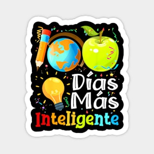 100 Dias Mas Inteligente Spanish Teacher 100Th Day School Magnet