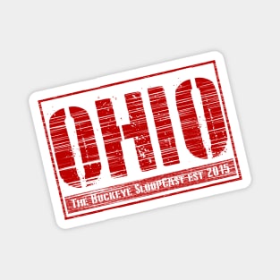 Distressed Ohio Magnet