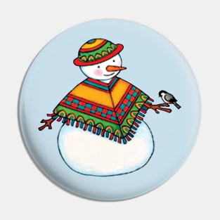 Snow Woman Pin