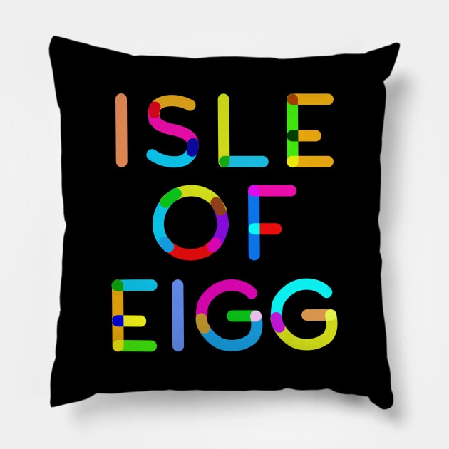 Isle of Eigg Pillow by Alex Bleakley