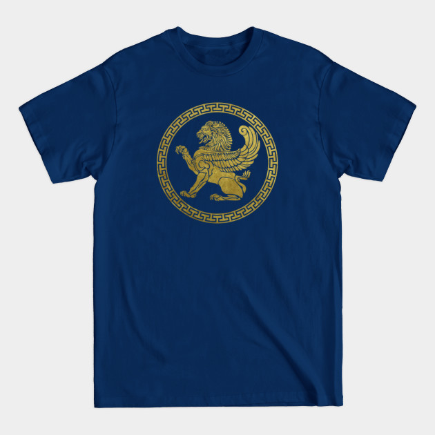 Discover Greek Winged Lion Emblem - Winged Lion - T-Shirt