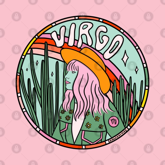 Virgo Cowgirl by Doodle by Meg