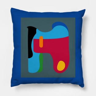 Vivid Abstract Art Pillow