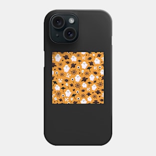 ghost pattern for halloween Phone Case