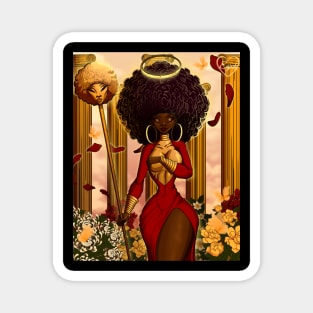 Queen of wands Magnet