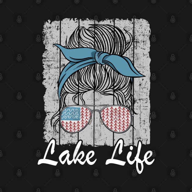 Lake Life Mom Women Funny Lake Life by Kuehni