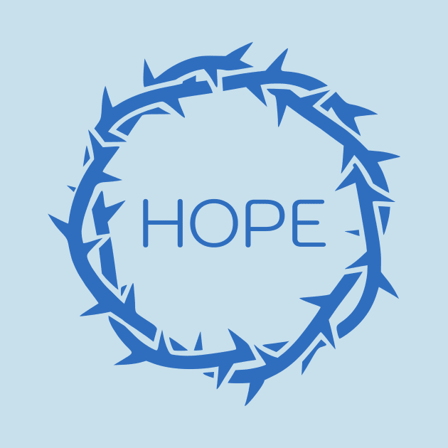 HOPE message inside Jesus Thorn. Christian conversation starter by Faith Hope Love