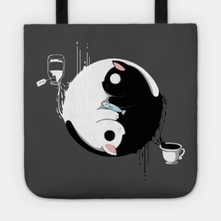 Ying Yang Cats Tote