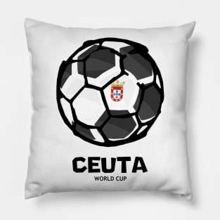 Ceuta Football Country Flag Pillow