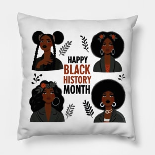 Black History Month Pillow