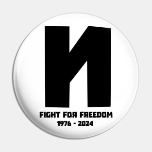 Navalny Fight For Freedom 1976-2024 2 Pin