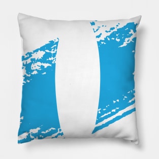 White Surfboard Pillow