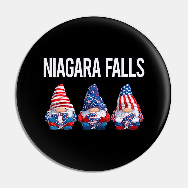 Happy USA Niagara Falls Pin by flaskoverhand