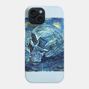 Skull Van Gogh Style Phone Case