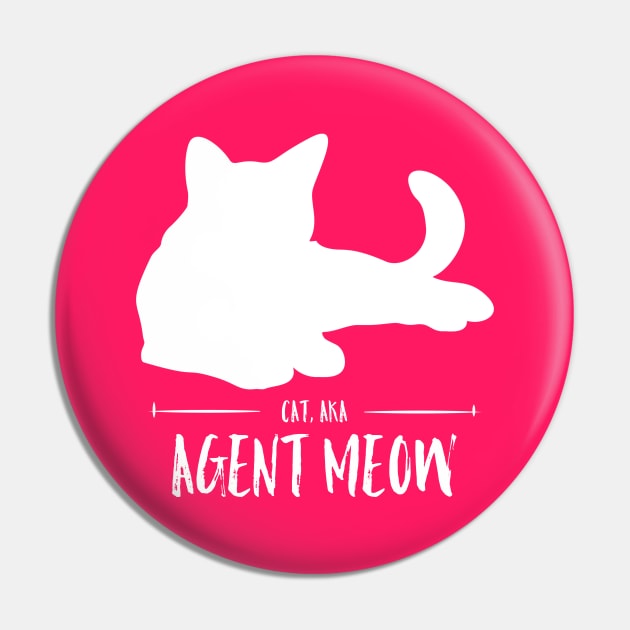 Cat, aka, Agent Meow Pin by Kcaand