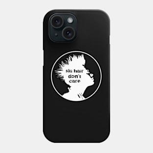 Ski Hair Circle Girl Phone Case