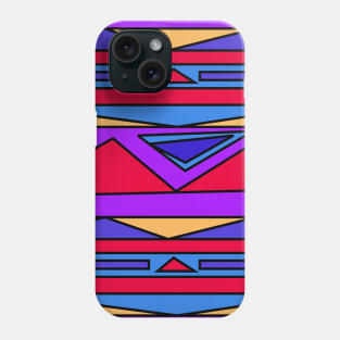 Seamless ethnic background folk africans endless pattern Phone Case