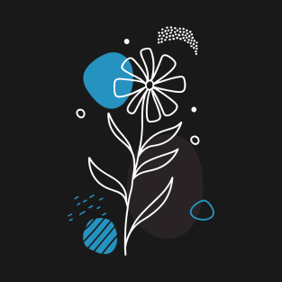 Floral Boho Style (Inverted Colors) T-Shirt