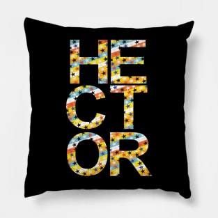 Hector, name, typography Pillow