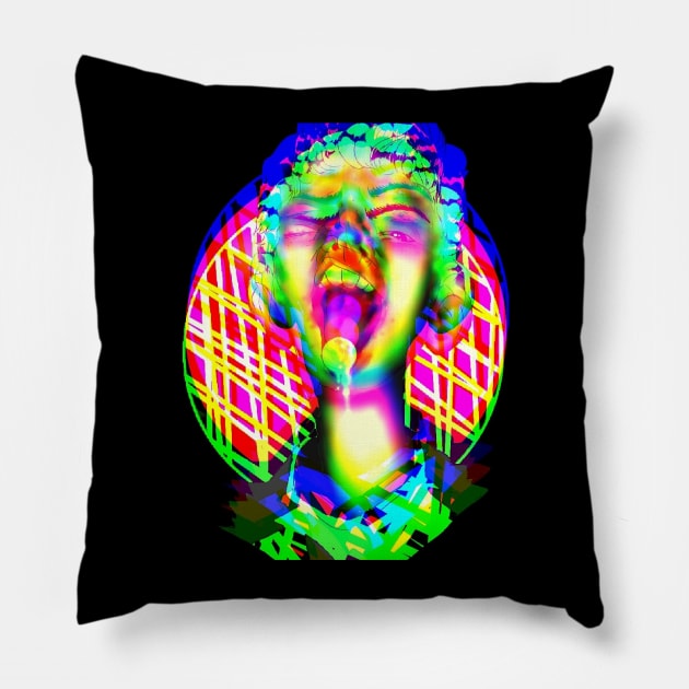 Glitch Pillow by AILLISKAN