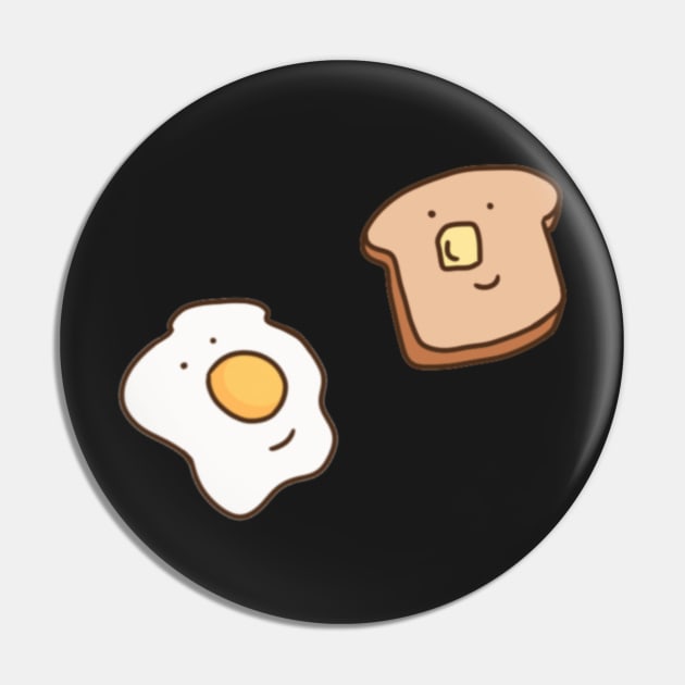 Eggs and Toast Pin by phogar