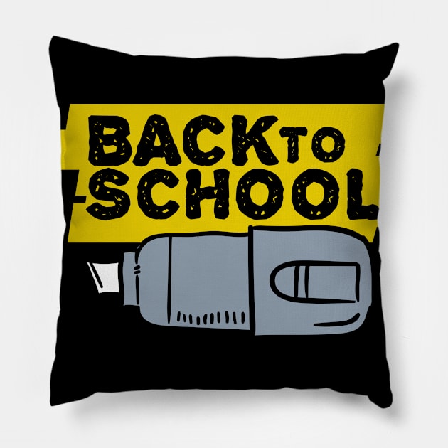 Back to school Pillow by designdaking