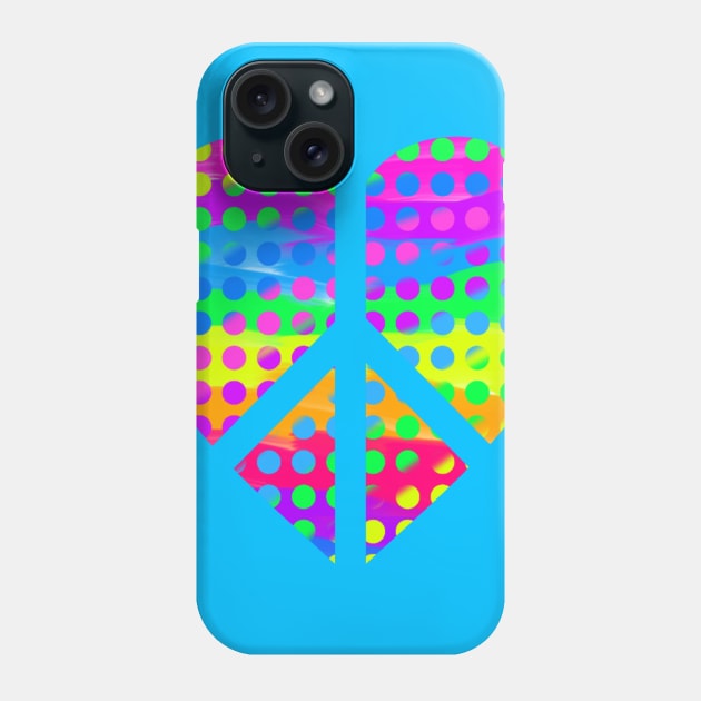 Pop Art Peace and Love Phone Case by AlondraHanley