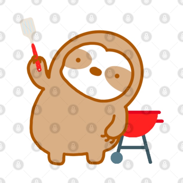 Cute Barbecue Sloth by theslothinme