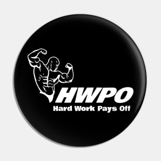 Workout Motivation | HWPO Hard Work Pays Off Pin