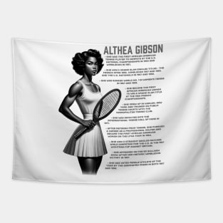 Althea Gibson Facts Tapestry