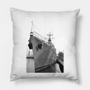 HMCS Haida Bow On Pillow