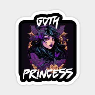 Digital Art Design Of A Goth Princess 5 Magnet