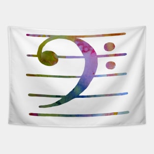 Bass Clef Tapestry