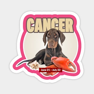 Dog Birth Signs - Cancer Magnet