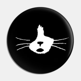 The Painted Cat Face Pin