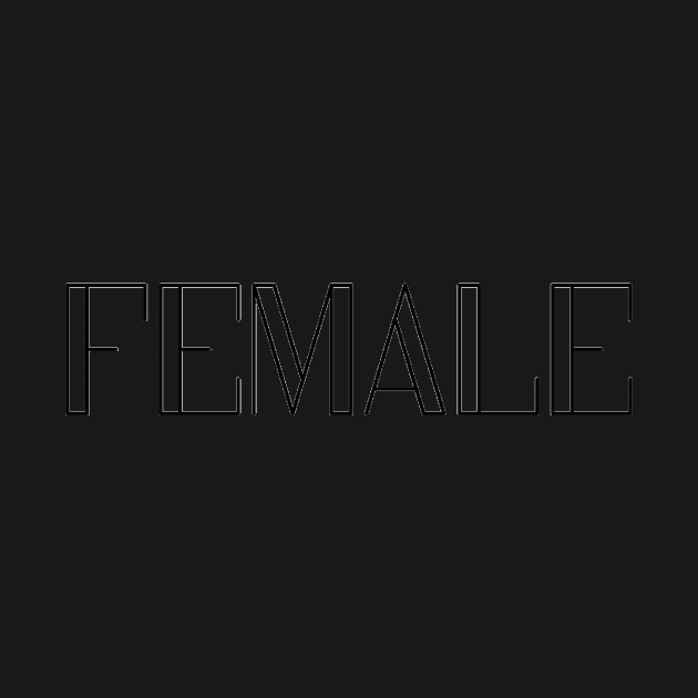 FEMALE font 2 by mcmetz