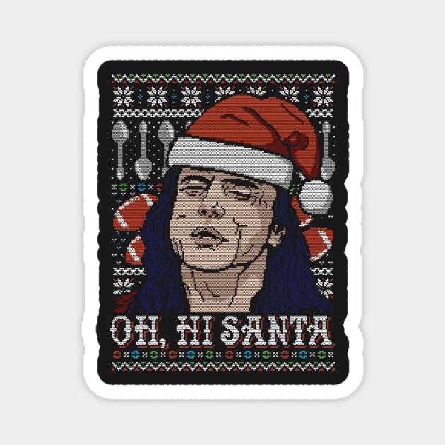 Oh Hi Santa Magnet by CoDDesigns