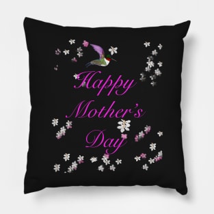 The best Mother’s Day gifts 2022, Happy Mother’s Day With  Humming bird and flowers Pillow