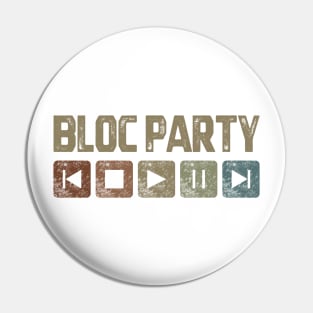 Bloc Party Control Button Pin